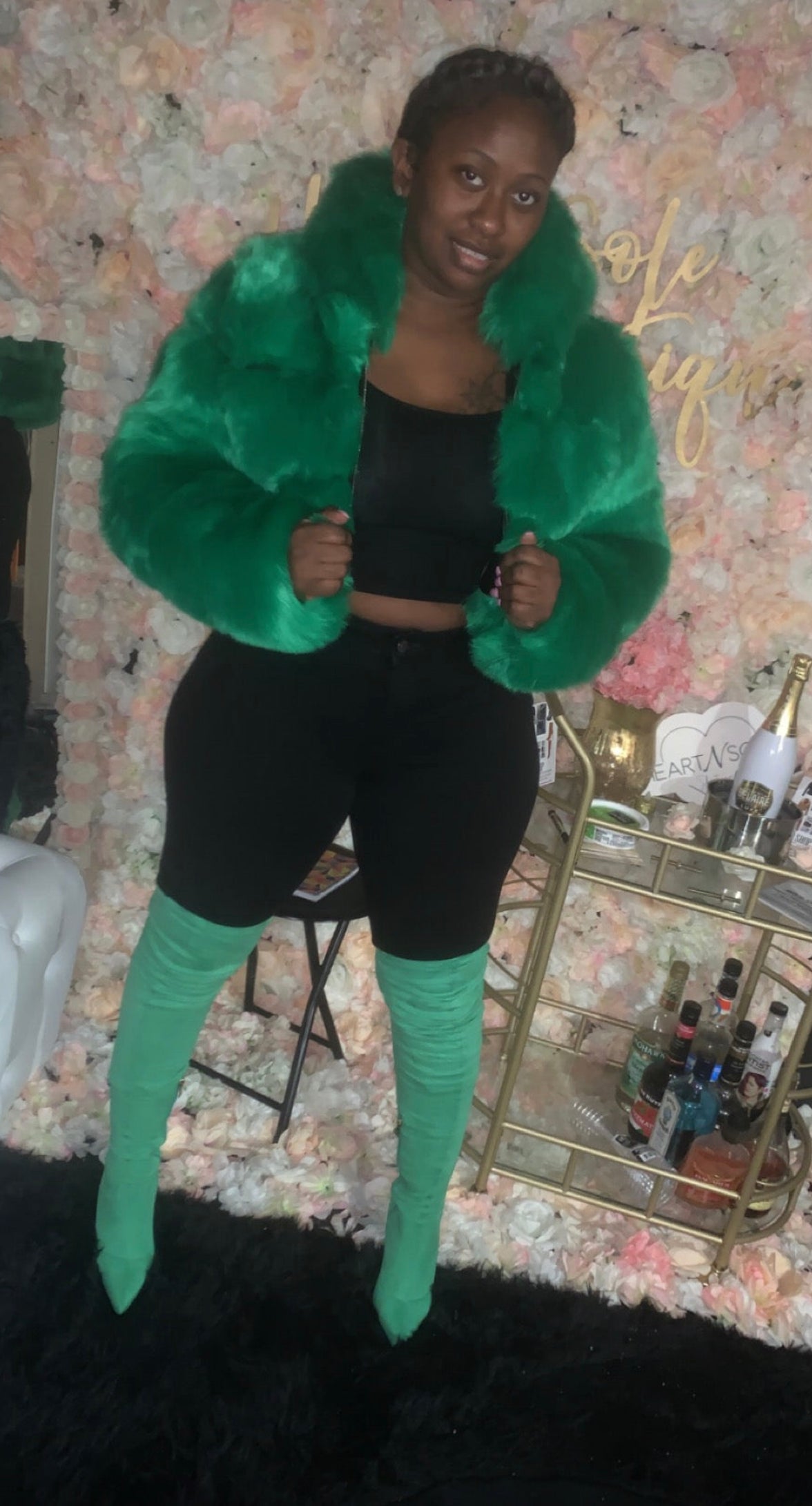 Emerald Green Fur