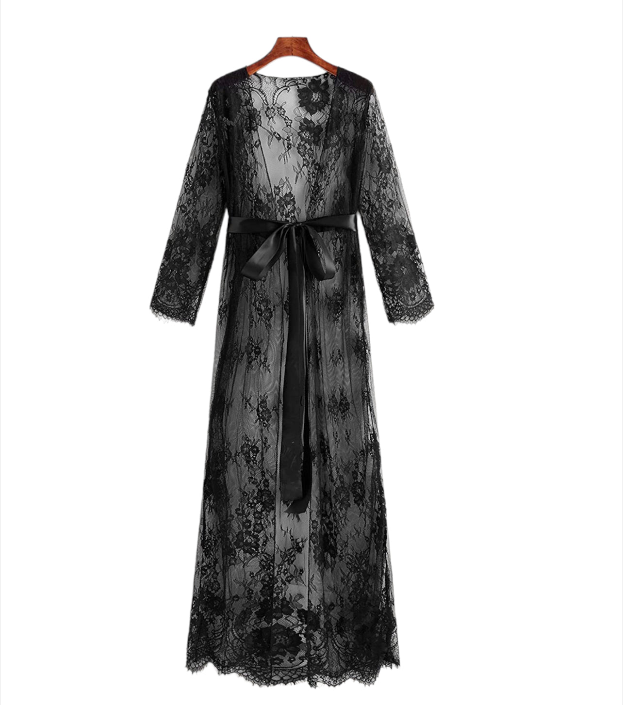Lace robe