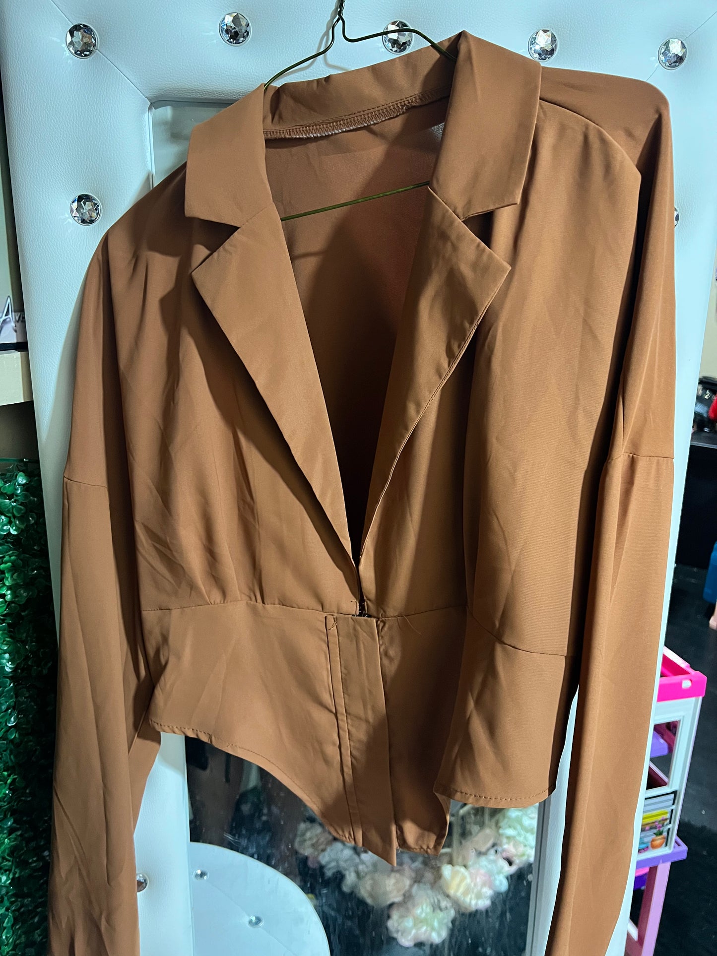Plus size blazer top