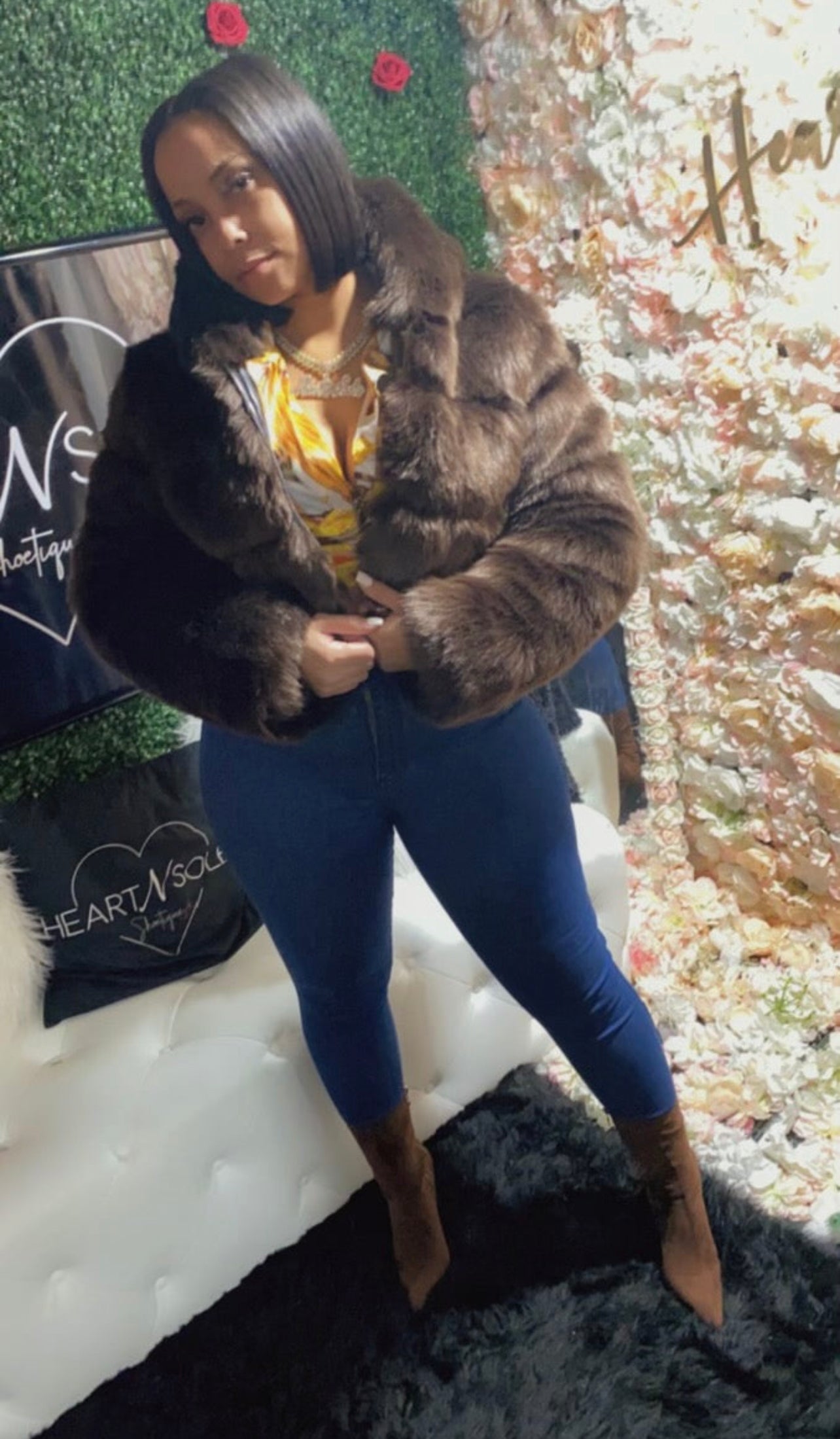 Brown fur