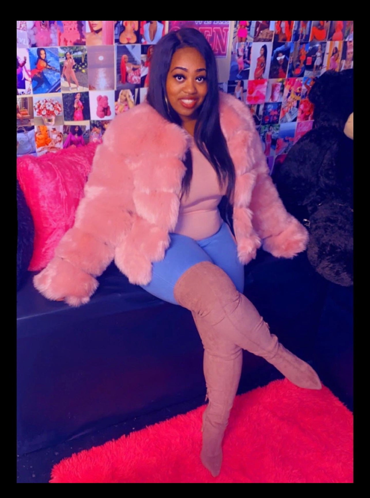 Mauve fur