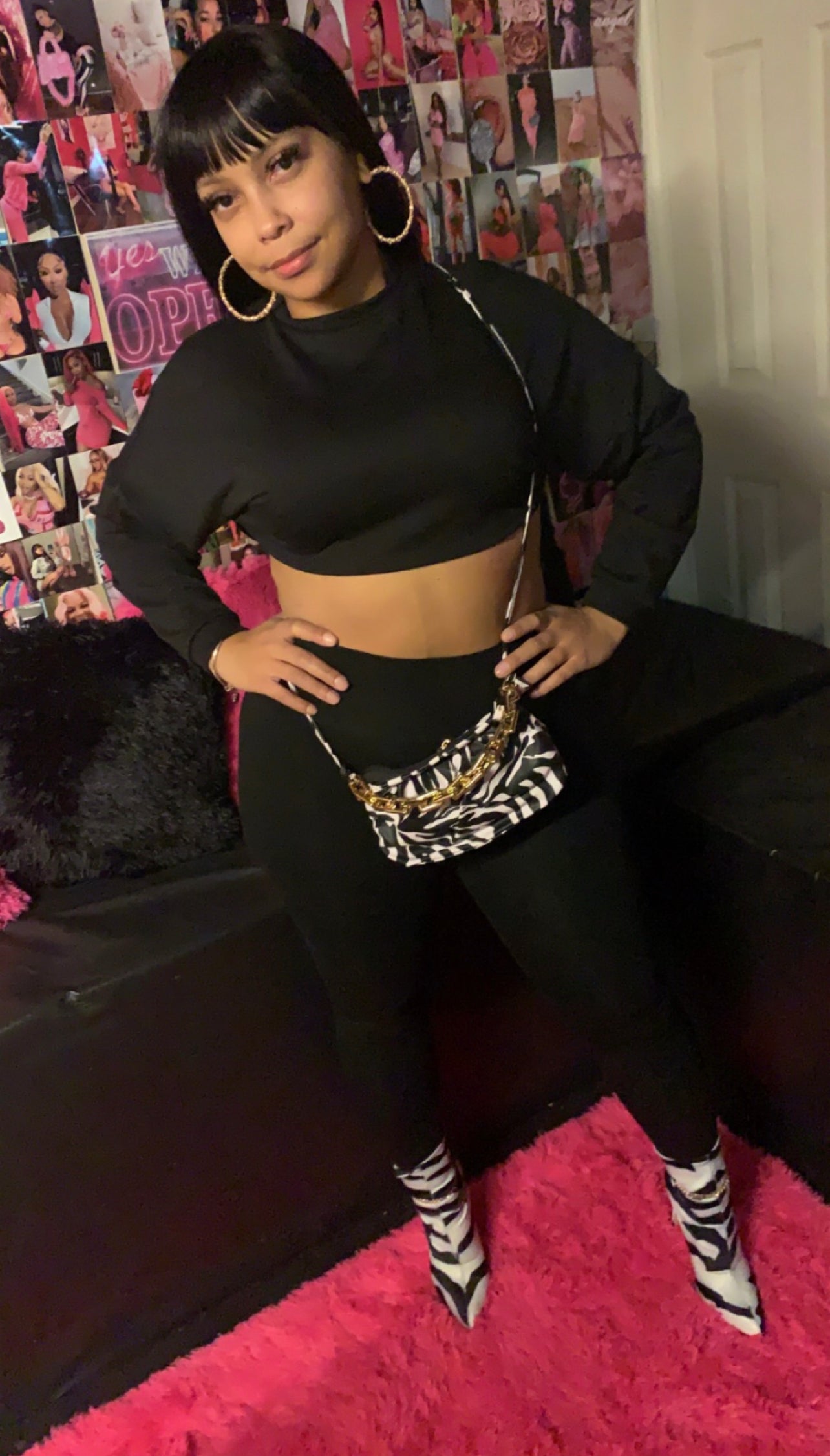 Long sleeve sweats(black)