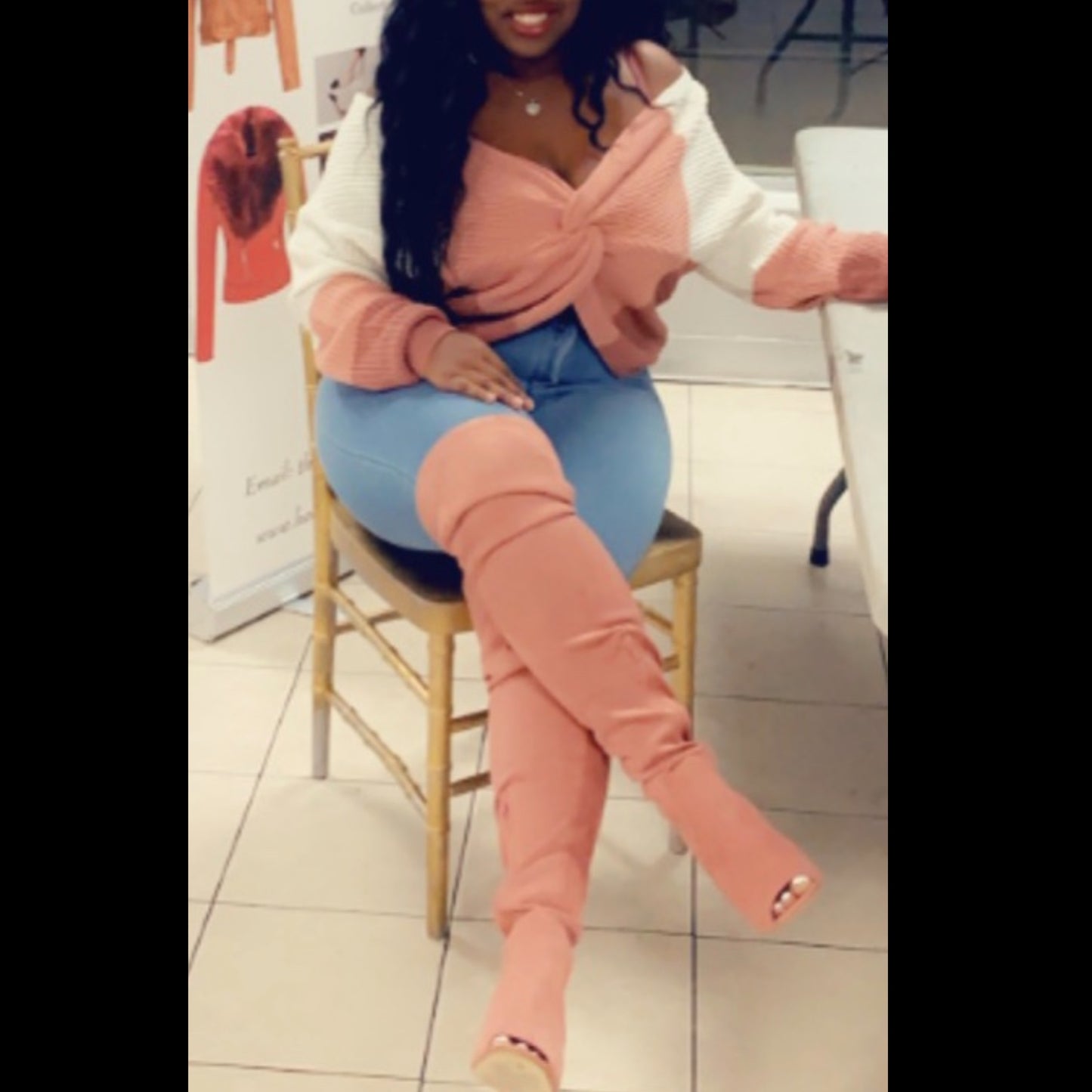 Blush me sweater