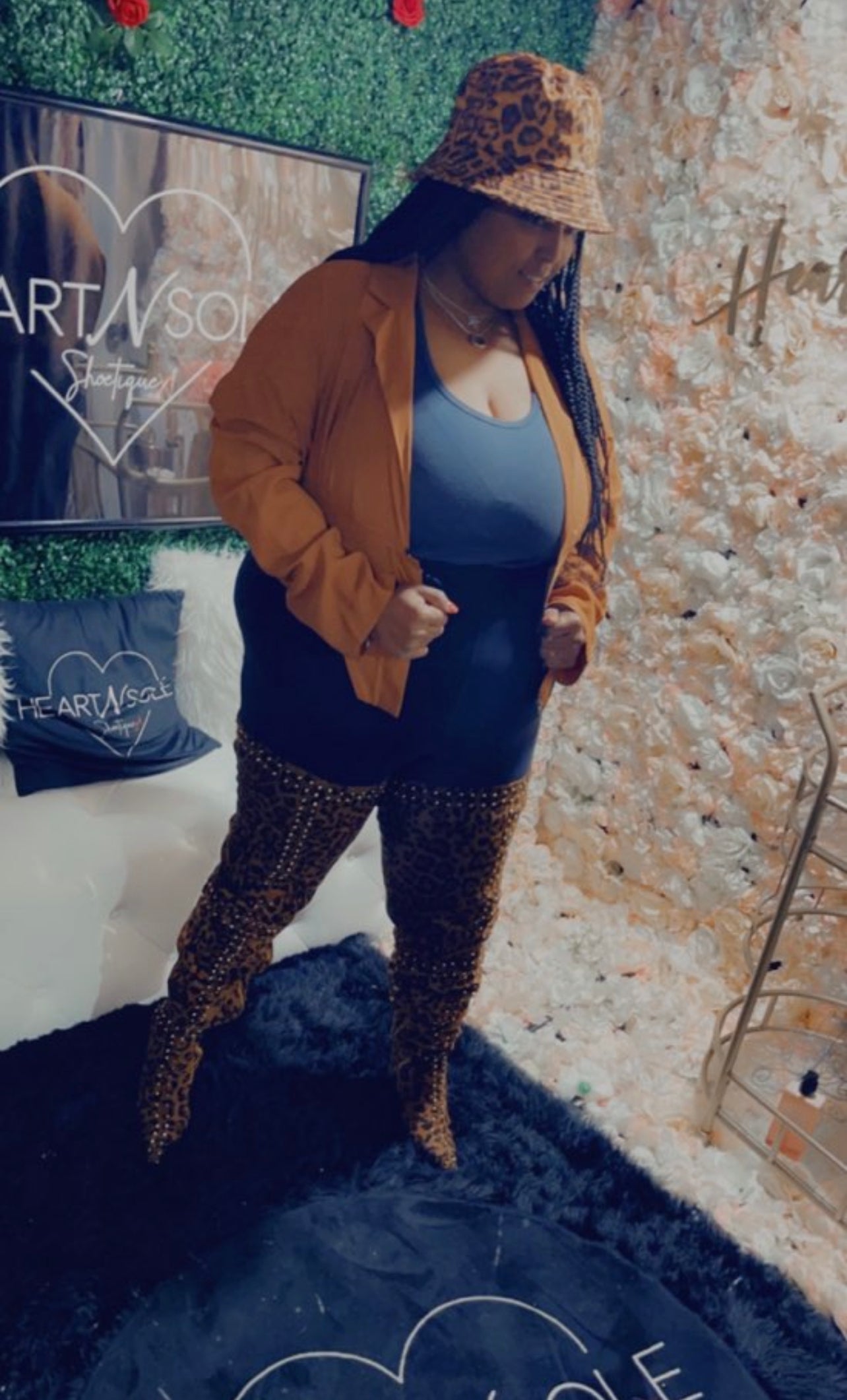 Plus size blazer top