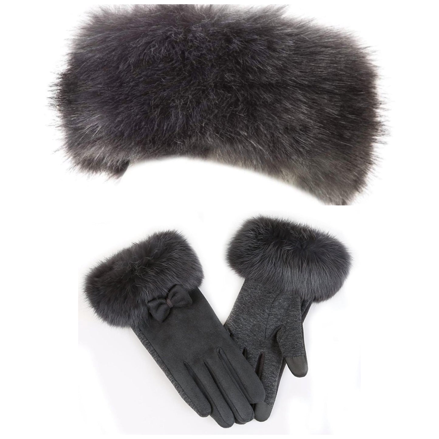Fur Trim Gloves