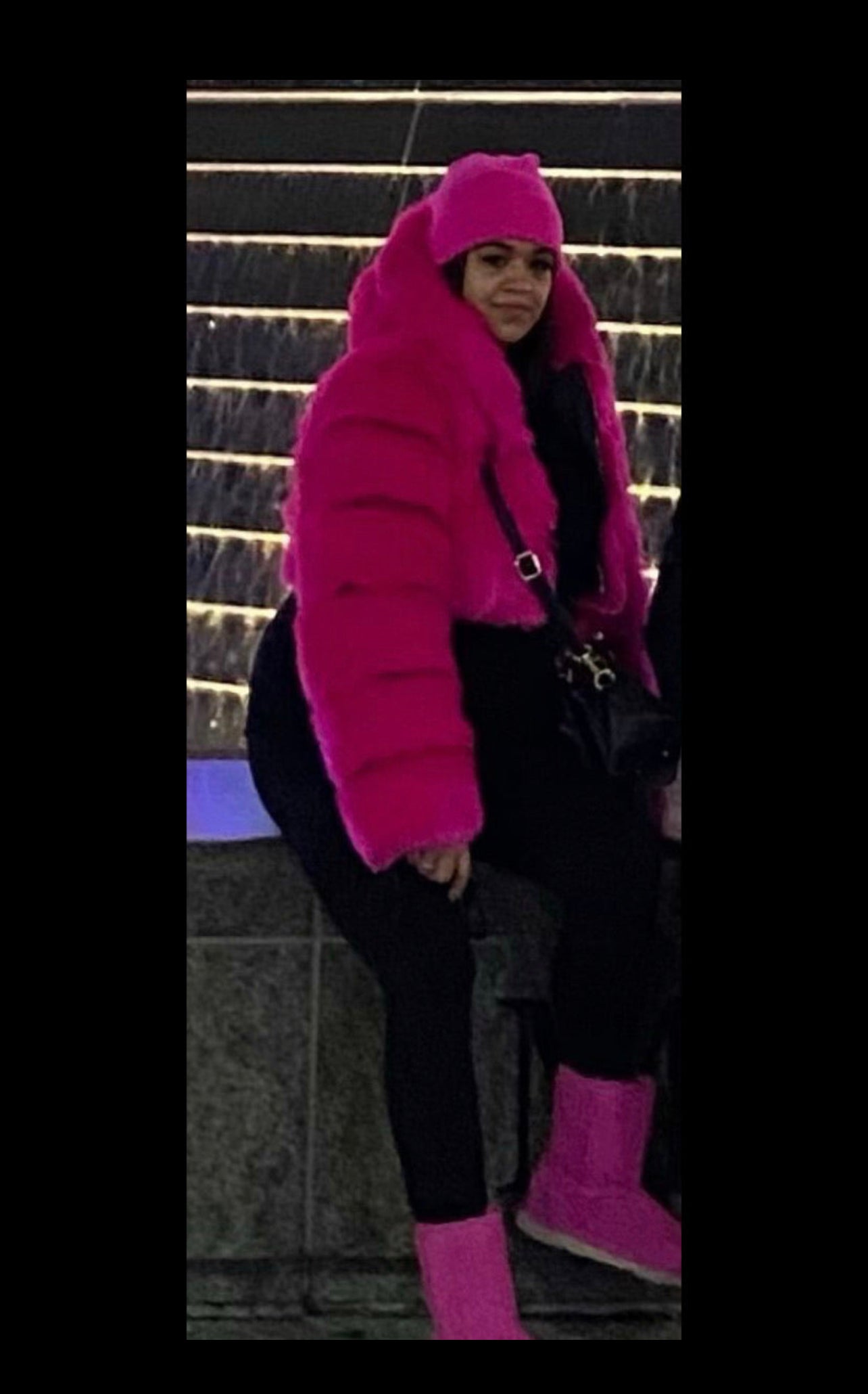 Hot pink fur