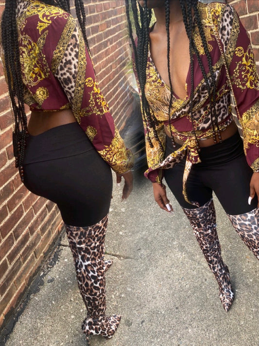 lavish wrap around top