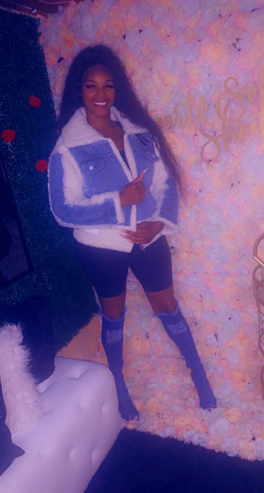 Denim Sherpa