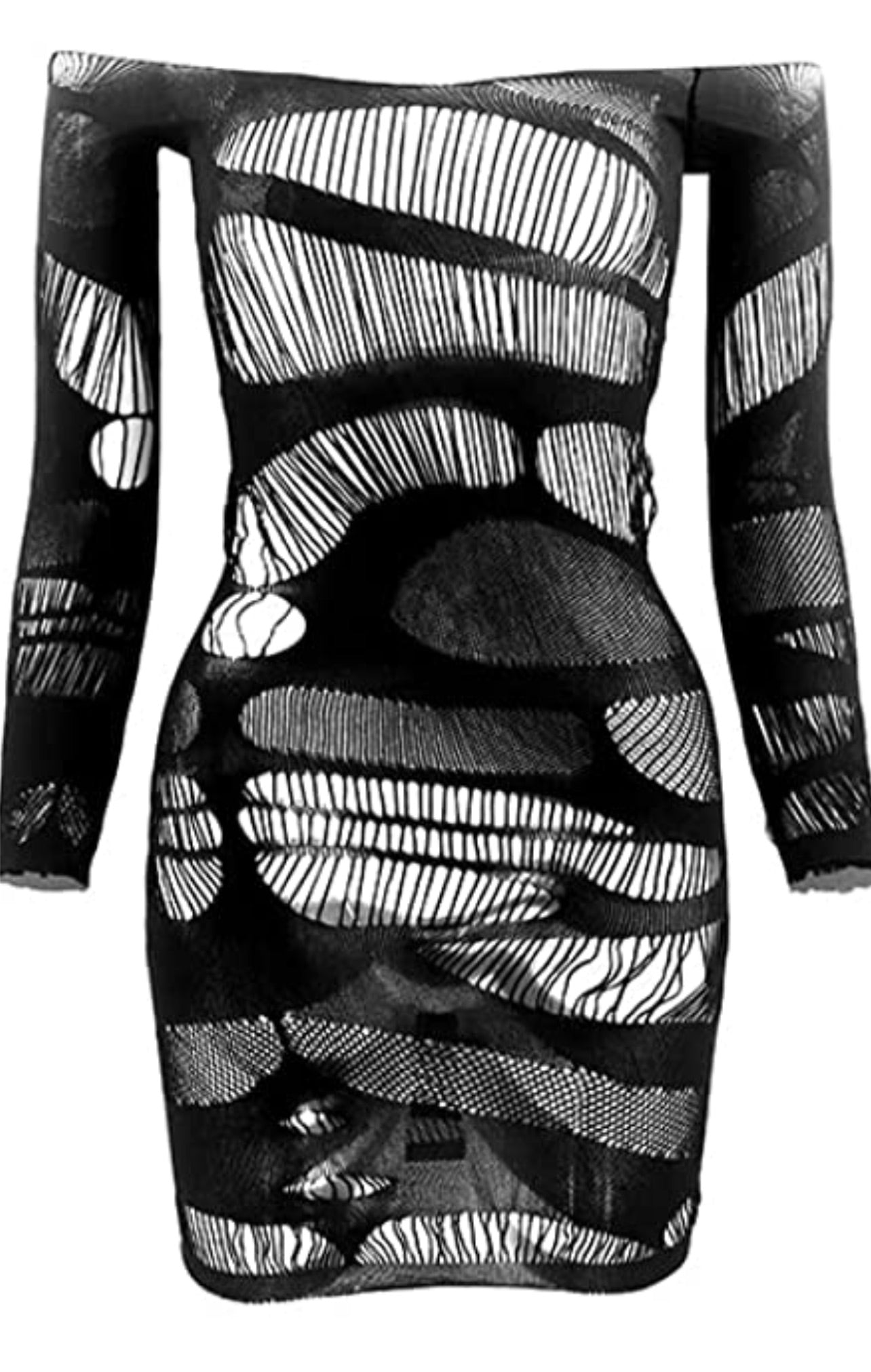 Jayda fishnet dress