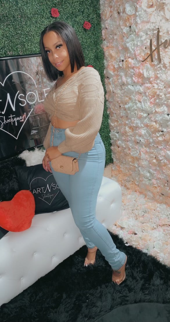 Tan purse